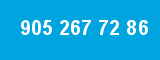 905 267 72 86 905 267 72 86